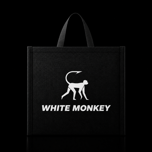 Borsa Portaesche White Monkey